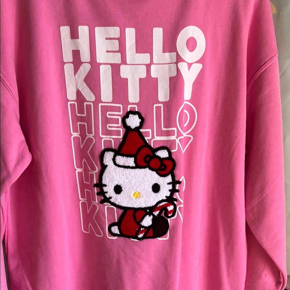 Hello Kitty Christmas in July Why Not?  Lightweight Sweatshirt